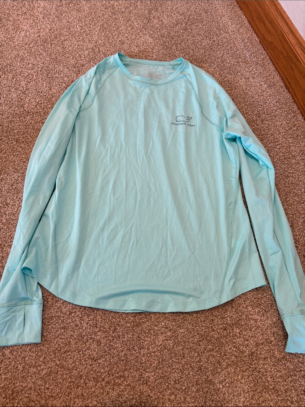 Vineyard Vines Men’s Long-Sleeve Rash Guard - Aqua